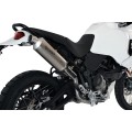 HP CORSE SP-1 SHORT Titanium High Mount Slip-on Exhaust for the Ducati DesertX